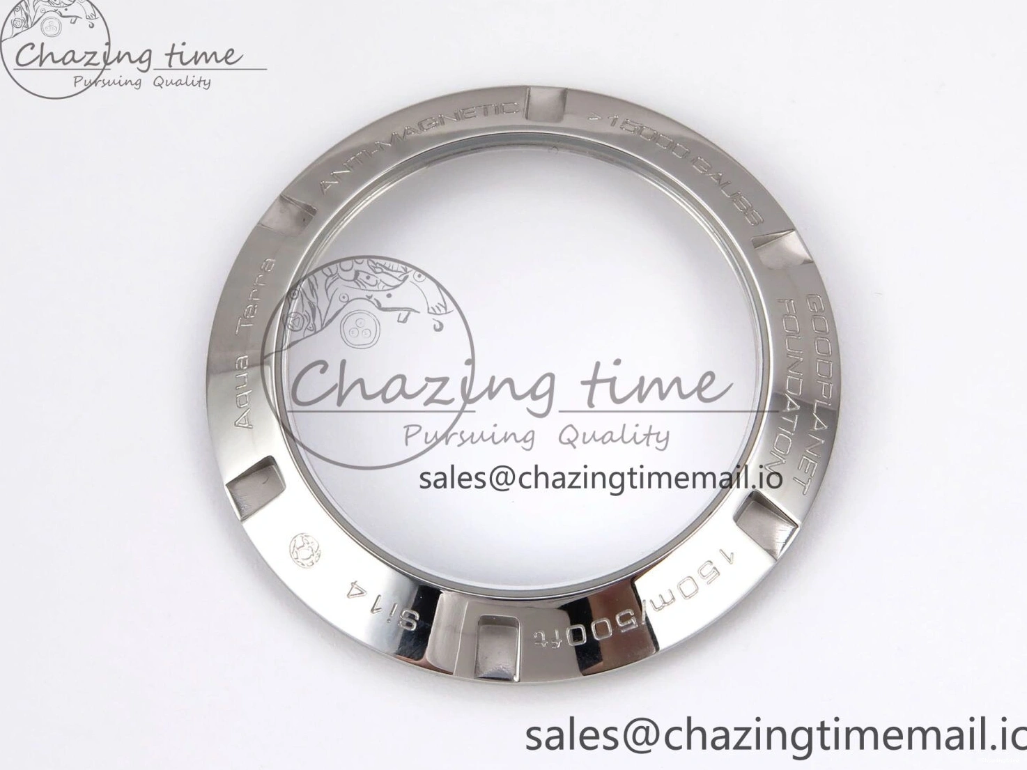 0508 Snug Aqua Terra 150M GMT OMF 1:1 Best Edition White RG Textured Dial on SS Bracelet A 7714